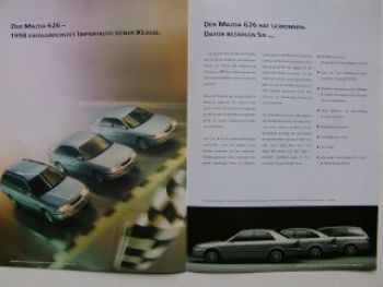 Mazda 626 Prospekt Limousine Fließheck Kombi April 1999