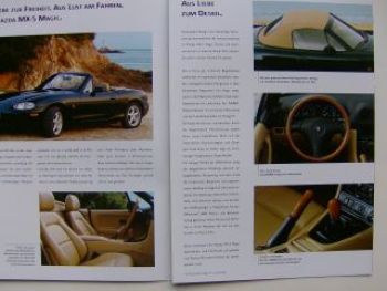 Mazda MX-5 Magic Prospekt Juni 1999 NEU NB