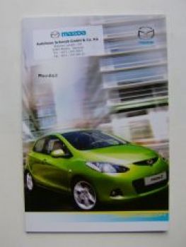 Mazda 2 Prospekt September 2007 NEU