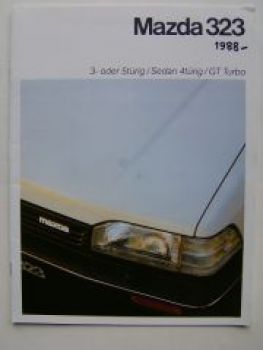 Mazda 323 3-5türig, Sedan, GT Turbo August 1987 Schweiz BF
