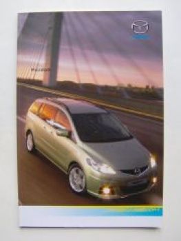 Mazda 5 Prospekt April 2008 NEU