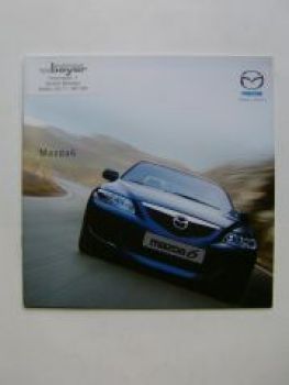 Mazda 6 Prospekt April 2002 NEU
