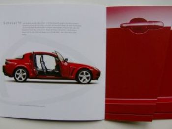 Mazda RX-8 Prospekt März 2003 Vorstellung NEU