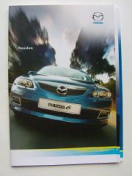 Mazda 6 Prospekt August 2005 +Preisliste NEU