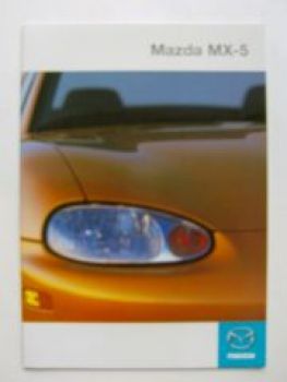 Mazda MX-5 Prospekt Niederlande +Pijslijst 1999