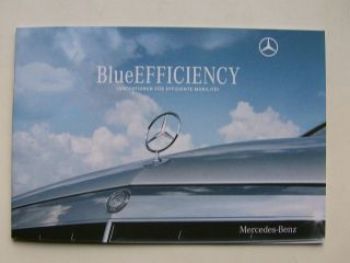 Mercedes Benz BlueEFFICIENCY Prospekt Oktober 2009 NEU