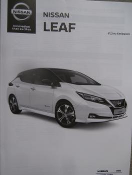 Nissan Leaf (ZE1) Preisliste 6.März 2019