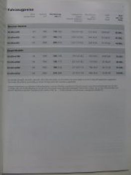 BMW Preisliste X3 E83 September 2009 NEU