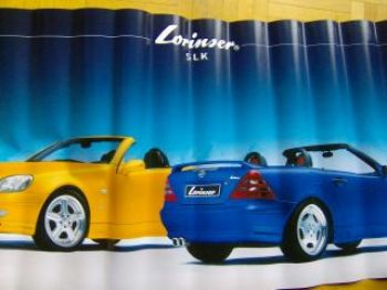 Mercedes Benz Lorinser SLK R170 Poster Rarität