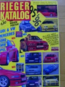 Rieger Katalog 1995/96 BMW E30 Ford, Mercedes W202 R129