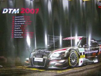 Audi DTM Motorsport Poster 2007