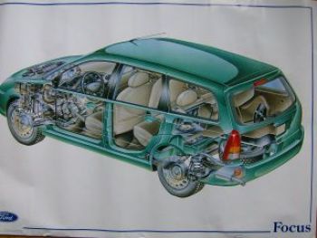 Ford Focus Turnier Poster 1998