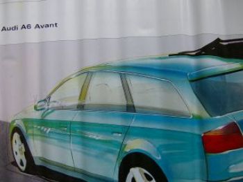 Audi A6 Avant Zeichnung Poster Original