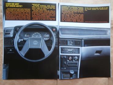 Opel Kadett E +GSI + Caravan September 1984