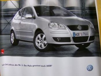 VW Polo Original Poster 2008 NEU Typ9N3