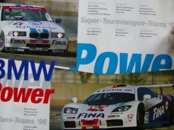 BMW Motorsport Power Poster 3er Reihe E36 McLaren F1 GTR 1996