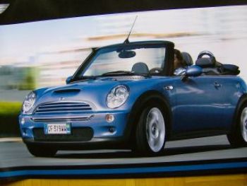 BMW Mini Cabriolet Poster NEU Cooper S R52