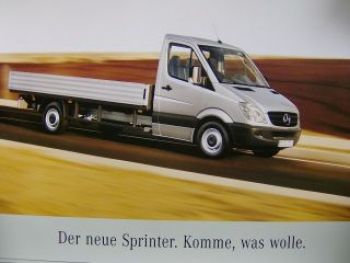 Mercedes Benz Original Sprinter Pritsche Poster NEU