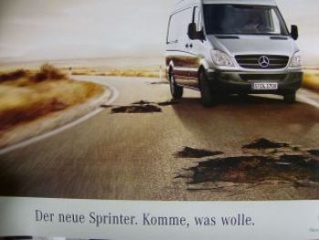 Mercedes Benz Original Sprinter Kombi Poster NEU