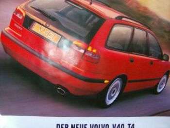 Volvo V40 T4 Poster Original NEU Rarität