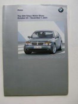 BMW Press Tokyo Motor Show 2001 E65 745h M3 CSL E46 X5 E53