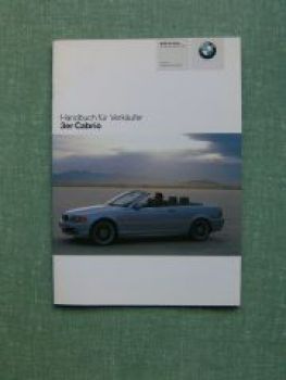 BMW Handbuch für Verkäufer 3er Cabrio E46 2002 +M3 +SMG2