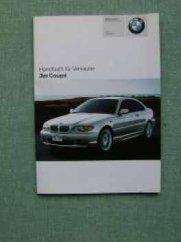 BMW Handbuch für Verkäufer 3er Coupe E46 2003+M3 +SMG2