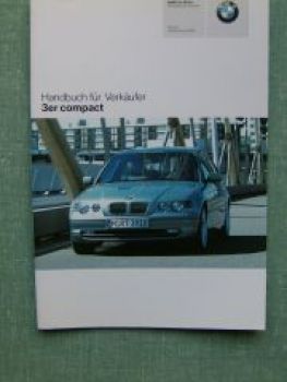 BMW Handbuch für Verkäufer 3er Compact E46 2002 intern