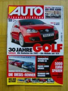 Auto Straßenverkehr 2/2004  30 Jahre VW Golf, BMW 320CD E46