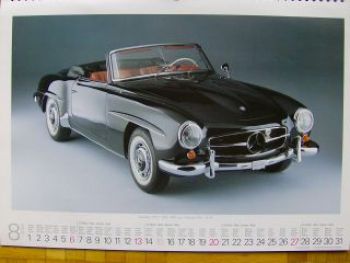 Autoraritäten Kalender 2001 +Mercedes Benz 190SL