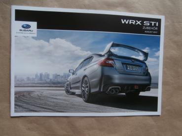 Subaru WRX STI Zubehör August 2017 Prospekt