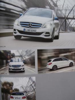 Mercedes Benz B-Klasse W246 B250 4Matic B220 CDI 4Matic Electric Drive, B200 Natural Gas Drive Oktober 2014
