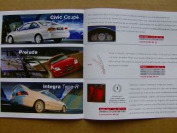 Honda S2000 Civic Saga CR-V Sherwood Frankreich Prospekt