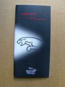 Jaguar Preisliste Oktober 1996 XJ XJR XK8 Daimler