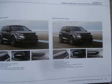 Land Rover Discovery Sport +Design Pakete Prospekt 2016 NEU
