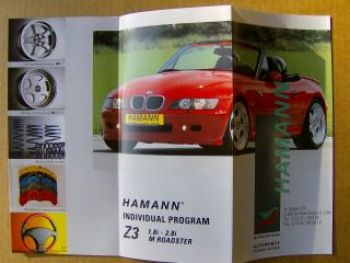 Hamann Individual Programm BMW Z3 1.8i-2.8i M Roadster Flyer