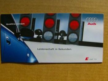 Audi RS4 Infoflyer quattro GmbH November 2005