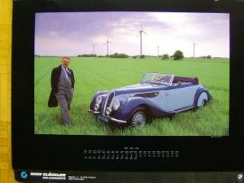 BMW Oldtimer 1993 Kalender 507 Roadster Neue Klasse 503