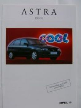 Opel Astra Cool Prospekt Januar 1997 NEU