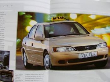 Opel Taxi Programm Zafira Vectra Omega Mai 2000 Prospekt