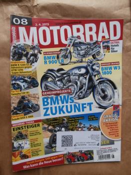 Motorrad 8/2015 Suzuki GSX-S 1000,Yamaha YZF_R1,BMW R 1200GS Adventure vs. KTM 1290 Super Adventure,