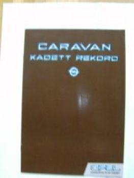 Opel Kadett Rekord Caravan Prospekt März 1983