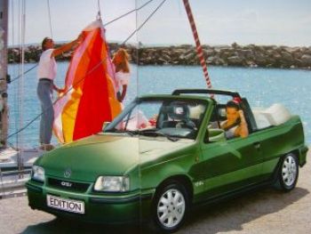 Opel Kadett E Cabrio Prospekt Juli 1990