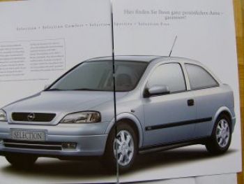 Opel Astra Selection Prospekt Dezember 2000