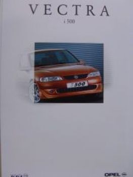 Opel Vectra i500 Prospekt Mai 1999 +Preisliste NEU
