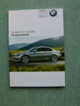 BMW Handbuch für Verkäufer Sonderzubehör 2006 E87 E46 E90 E92 E6