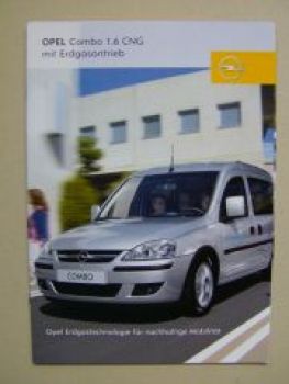 Opel Combo 1.6CNG mit Erdgasantrieb August 2005 NEU