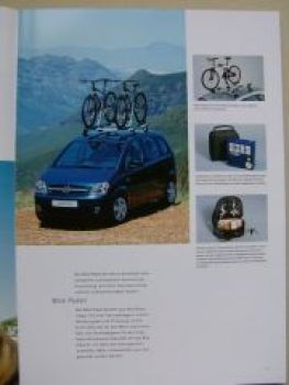 Opel Meriva Zubehör Prospekt März 2003 NEU