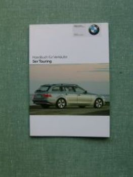 BMW Handbuch für Verkäufer 5er Touring E61 2004+ Individual