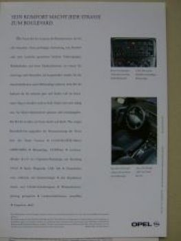 Opel Vectra Bel Air Prospekt September 1997 NEU